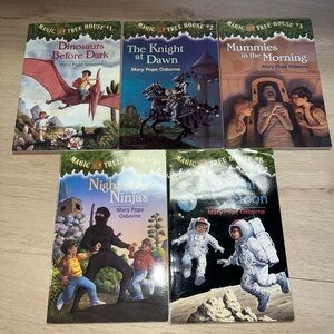 Magic Tree House Books Lot 1 2 3 5 8 Chapter Book Set